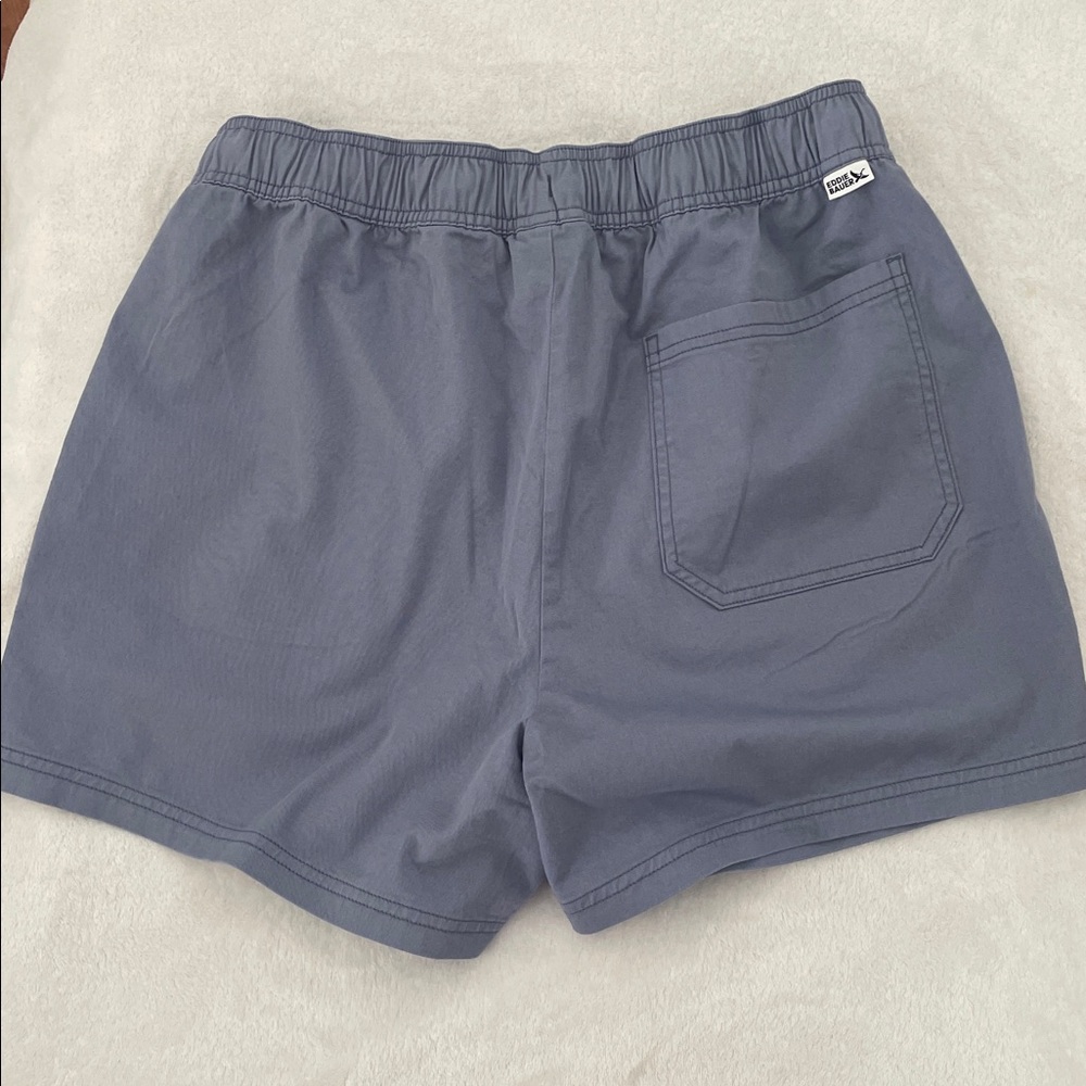 Eddie Bauer Washed Cotton Women's Drawstring Shorts - Picture 4 of 5